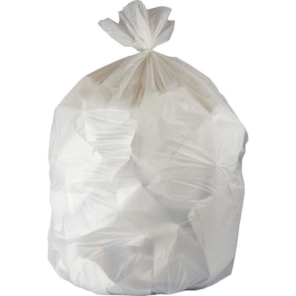 Genuine Joe 24 x 32 in. 16 gal 4 mil Linear Low-Density Bags; White - Case of 500 GJO02865 - main